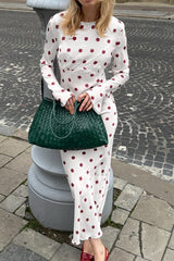 Floral Bell Sleeve Maxi Dress