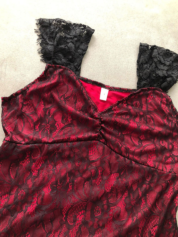 Lace Charming Mini Dress Dresses