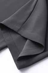 Fluid High Waist Narrow Wide Leg Straight Pants