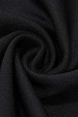 Oblique Strap Backless Midi Dress