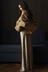 Loose Fit Sequin Bomber Coat