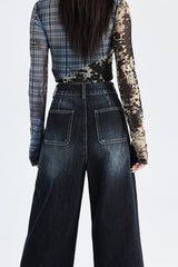 Relaxed Fit Floor Length Jean