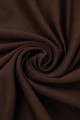 Turtleneck Backless Midi Dress