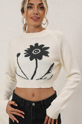 Round Neck Knit Sweater