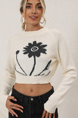 Round Neck Knit Sweater
