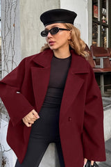 Loose Fit Mid-Length Wool Coat
