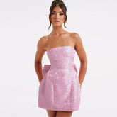Antalya Mini Dress-Pink