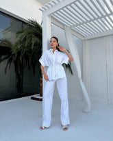 Comfort Peak Co-ord - White