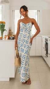 Felix Maxi Dress - Blue