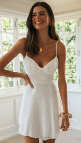Faidra Mini Dress - White