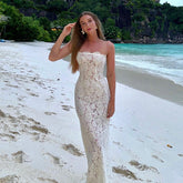 Veloura Maxi Dress-White