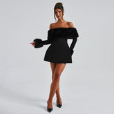 Carnival Mini Dress - Black