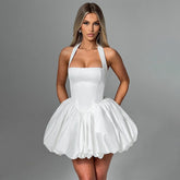 Vettori Mini Dress-White