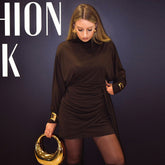 Jeannie Mini Dress - Brown