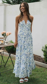 River Maxi Dress - Blue