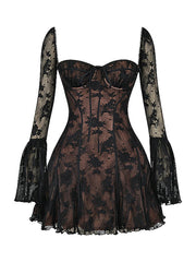 Vintage Lace Corset Dress