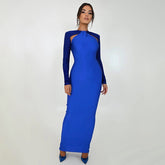 Ciara Maxi Dress - Blue