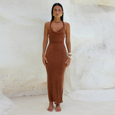 Rowan Maxi Dress - Brown