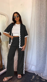 Fergie Co-ord Set - Black