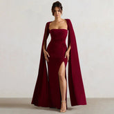 Symphony Dress - Maroon