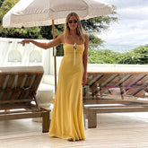 Angel Aura Maxi Dress - Yellow