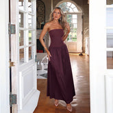 Zoey Maxi Dress - Maroon