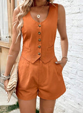 Vezra Co-ord - Orange