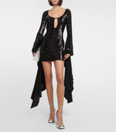 Glimmer Mini Dress - Black