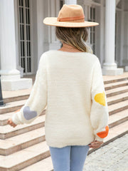 Furry Love Sweater with Heart