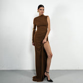 Cerva Maxi Dress - Brown