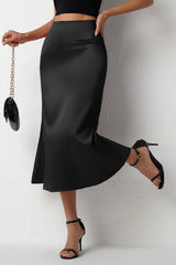 Mermaid Tail Satin Christmas Skirt