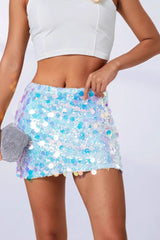 Sequin A-Line Bodycon Christmas Skirt