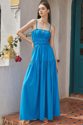 Calla Elegant Maxi Dress Xs / Blue