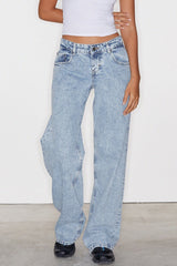 Classic Relaxed Fit Straight Leg Jeans