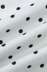 Polka Dot Halter Mini Dress