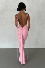 Veronica Backless Maxi Dress
