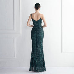 Taisia Formal Stylish Sequin Scroll Dress S.o. Long Dresses