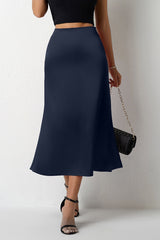 Mermaid Tail Satin Christmas Skirt