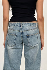 Classic Relaxed Fit Straight Leg Jeans