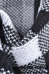 Fitted Tartan Button Christmas Cardigan