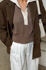 Relaxed Single Breasted Longline Blazer