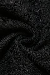 Slash Neck Jacquard Mesh Patchwork Strapless Maxi Dress