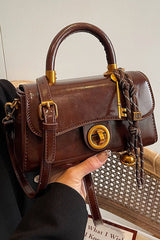 Red Square Mini Bag Handheld Shoulder Crossbody Bag