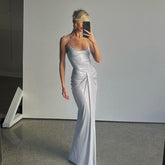 Vinson Maxi Dress - Silver