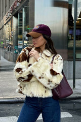 Leopard Faux Fur Coat