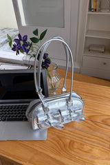 Bowknot Pillow Bowling Bag Chic Shoulder Underarm Tote Bag