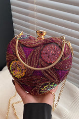 Sequin Vintage Evening Bag Chic Shoulder Handheld Party Bag