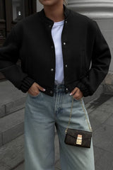 Short Wool Flight Jacket