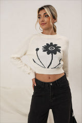 Round Neck Knit Sweater