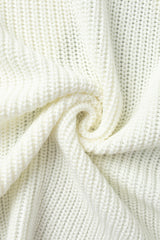 High Neck Pullover Knit Sweater